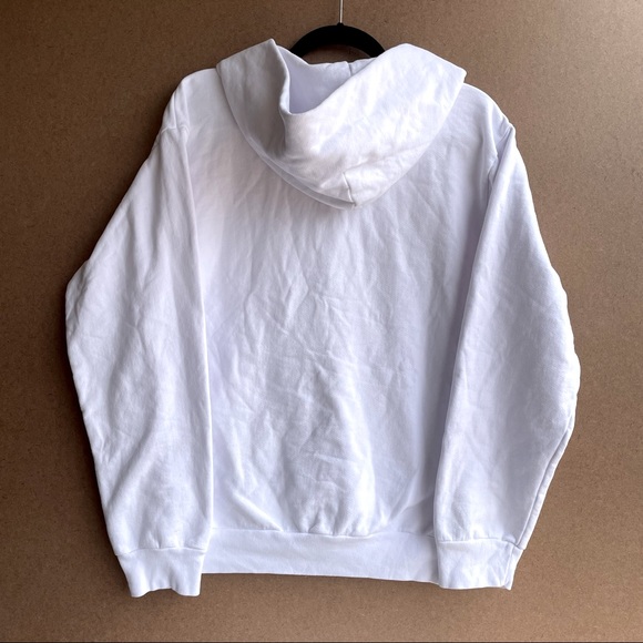 TALENTLESS WHITE WOMENS HOODIE W/ZIP  SIZE:XL - Picture 3 of 7